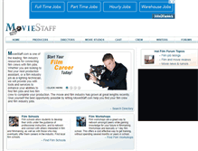 Tablet Screenshot of moviestaff.com